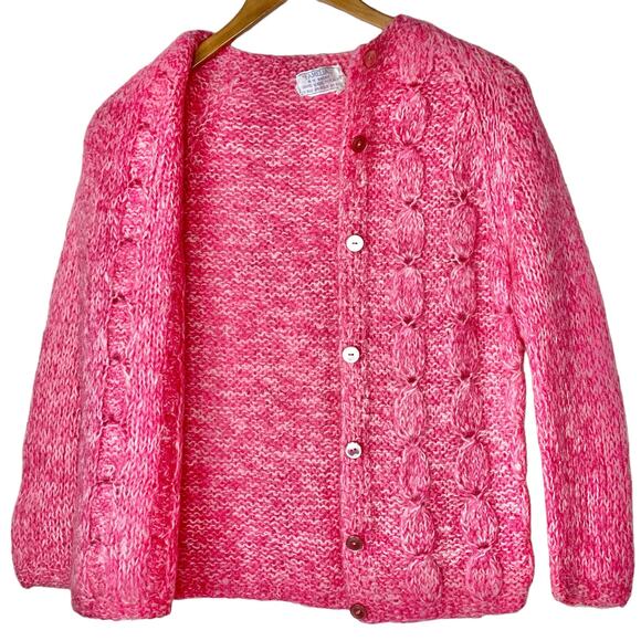 Vintage Sweater FAMELIA Hand Made Italy Wool Blend Size 36 US Size XS - Picture 5 of 7